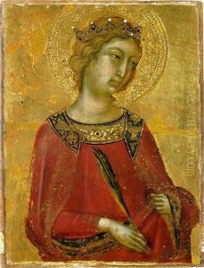 Saint Catherine of Alexandria by Niccolo Di Segna