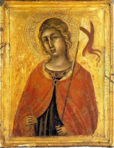 Saint Ursula by Niccolo Di Segna