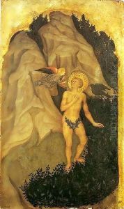 Temptation of Saint Benedict by Niccolo Di Pietro