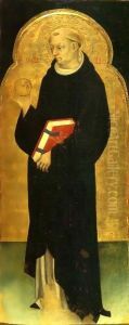 Saint Nicola da Tolentino by Niccolo Di Pietro