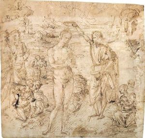 Baptism of Christ by Pietro Vannucci Perugino