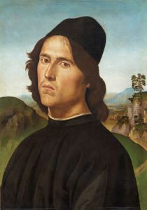 Portrait of Lorenzo di Credi by Pietro Vannucci Perugino
