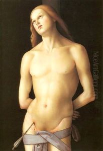 Saint Sebastian 2 by Pietro Vannucci Perugino