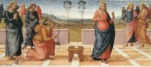 Annunciation by Pietro Vannucci Perugino