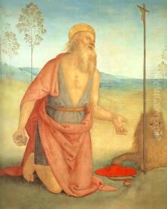 Saint Jerome by Pietro Vannucci Perugino