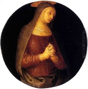 Mourning Virgin by Pietro Vannucci Perugino
