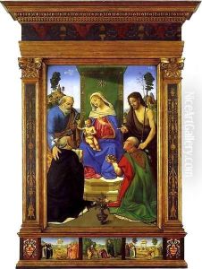 Madonna and Child with Saints Peter, John the Baptist, Nicolas of Bari and Dominic