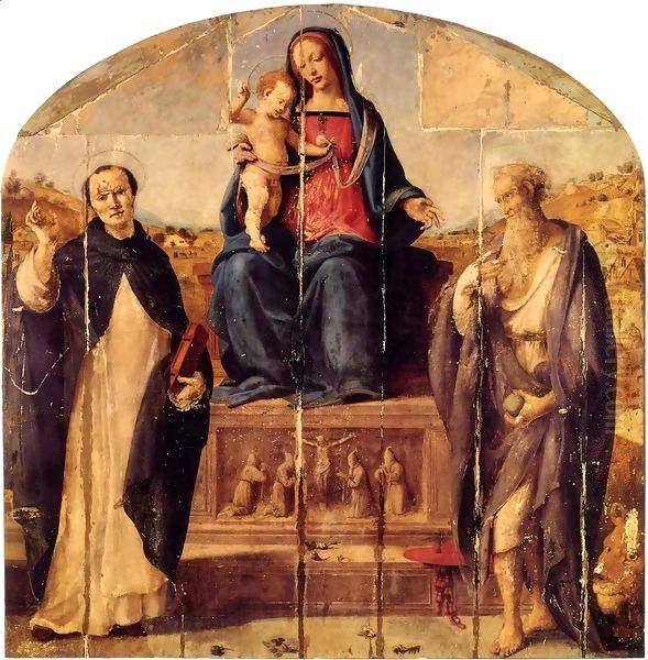 Madonna and Child with Saints Dominic and Jerome - view 1
