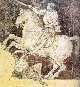 Study for an Equestrian Monument to Francesco Sforza by Antonio Del Pollaiuolo