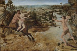 Hercules and Deianira by Antonio Del Pollaiuolo