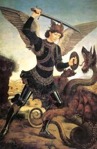 St Michael and the Dragon by Piero del Pollaiuolo