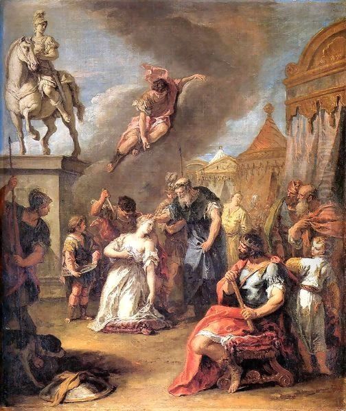 Sacrifice of Polissena - view 1