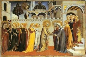 Virgin Returning to the House of Her Parents by Sano Di Pietro