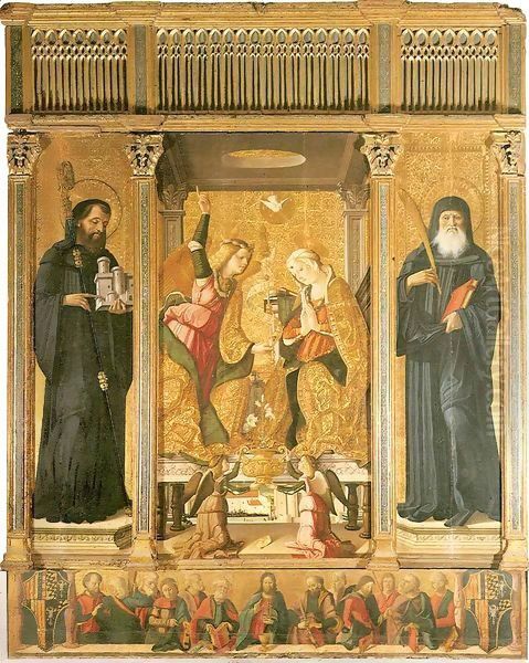 Annunciation and Saints - view 1