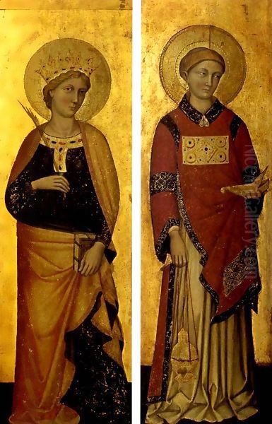 Saint Giustina and Saint Lawrence - view 1