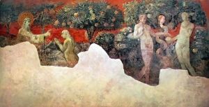 Stories of Genesis Creation of Eve and the Expulsion by Paolo Uccello