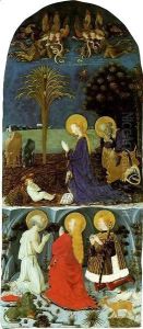 Adoration of the Child with Saint Jerome, Saint Mary Magdalene and Saint Eustache