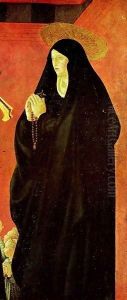 Nun Saint with Two Children