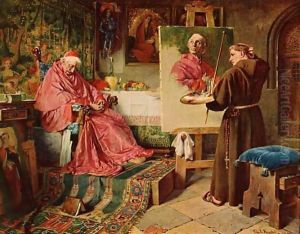 The Cardinal's Portrait by Toby Edward Rosenthal