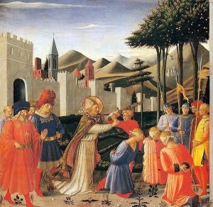 The Story of St Nicholas The Liberation of Three Innocents by Angelico Fra