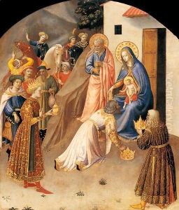 Adoration of the Magi by Angelico Fra