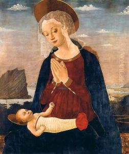Virgin and Child by Baldovinetti Alessio