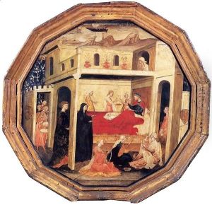 Desco da parto (recto) by Bartolomeo Di Fruosino