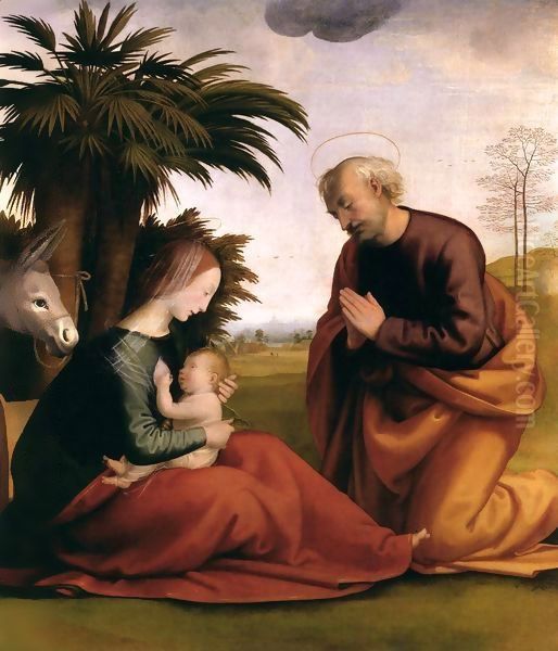 Rest on the Flight into Egypt - view 1