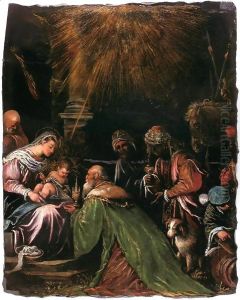 Adoration of the Magi 2 by Jacopo Bassano (Jacopo da Ponte)