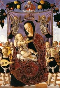 Madonna of Humility by Lazzaro Bastiani