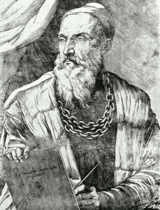 Self-Portrait by Titian by Giovanni Britto