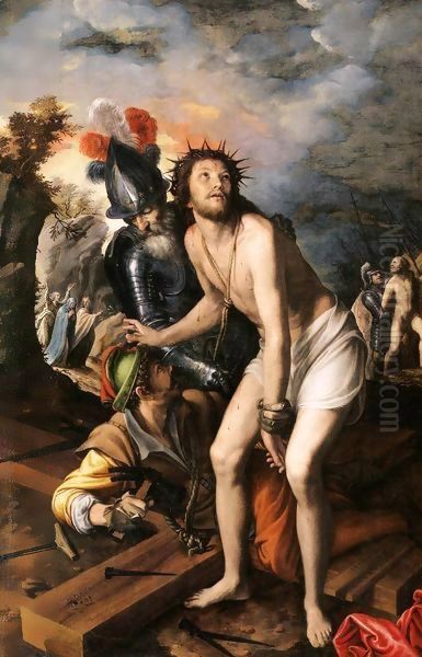 Christ Being Nailed to the Cross - view 1