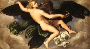 The Rape of Ganymede by Girolamo da Carpi