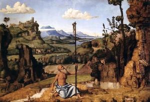 The Penitent St Jerome in the Wilderness by Giovanni Battista Cima da Conegliano