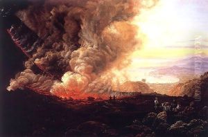Eruption of the Vesuvius by Johan Christian Clausen Dahl