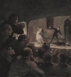 The Drama by Honore Daumier