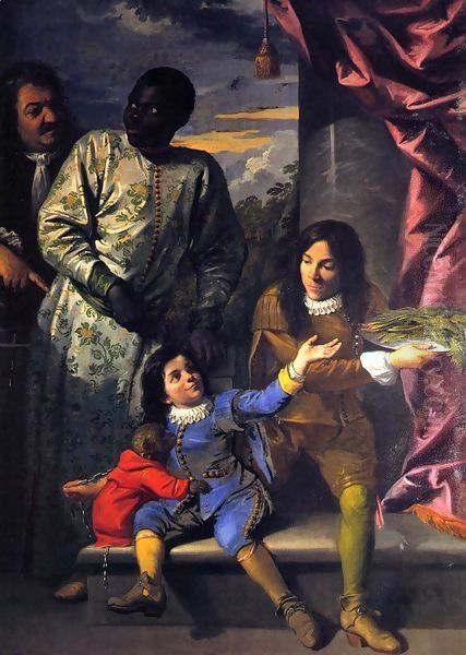 Portrait of Four Servants of the Medici Court - view 1