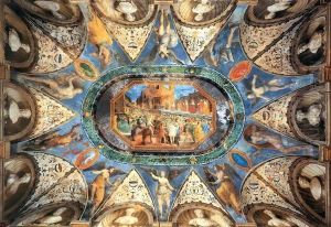 Ceiling decoration by Girolamo Genga