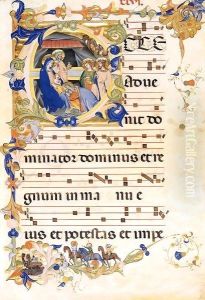 Gradual 1 for San Michele a Murano (Folio 46) by Don Silvestro Dei Gherarducci