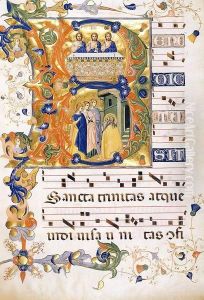 Gradual 2 for San Michele a Murano (Folio 74) by Don Silvestro Dei Gherarducci