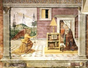 Annunciation by Ghirlandaio Domenico