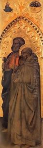 Ognissanti Polyptych lateral panel 4 by Giovanni Da Milano