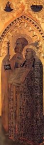 Ognissanti Polyptych lateral panel 5 by Giovanni Da Milano