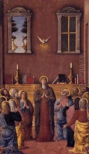 Pentecost by da Cremona Girolamo