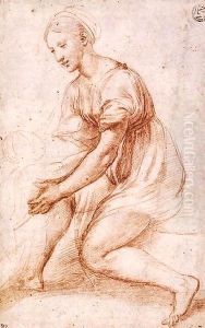 Study for the Holy Family by Giulio Romano (Orbetto)
