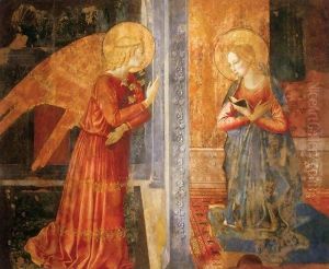 San Domenico Annunciation by Benozzo di Lese di Sandro Gozzoli