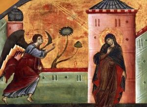 Annunciation by Guido Da Siena