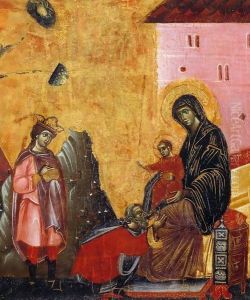Adoration of the Magi (detail) by Guido Da Siena