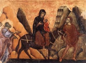 Flight into Egypt 2 by Guido Da Siena