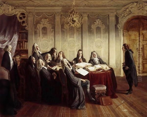 Hieronymus Jobs at His Exam - view 1